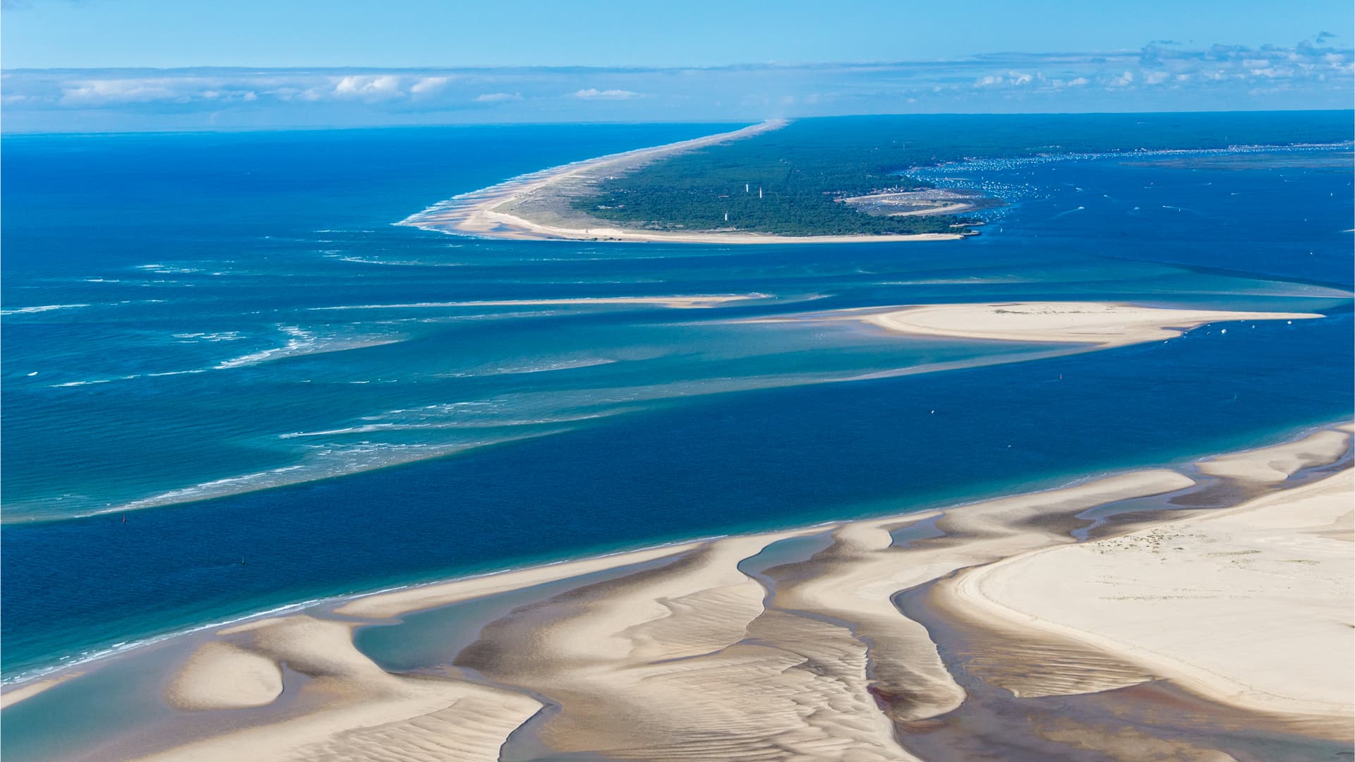 Balade en bateau dans les passes du bassin d'Arcachon